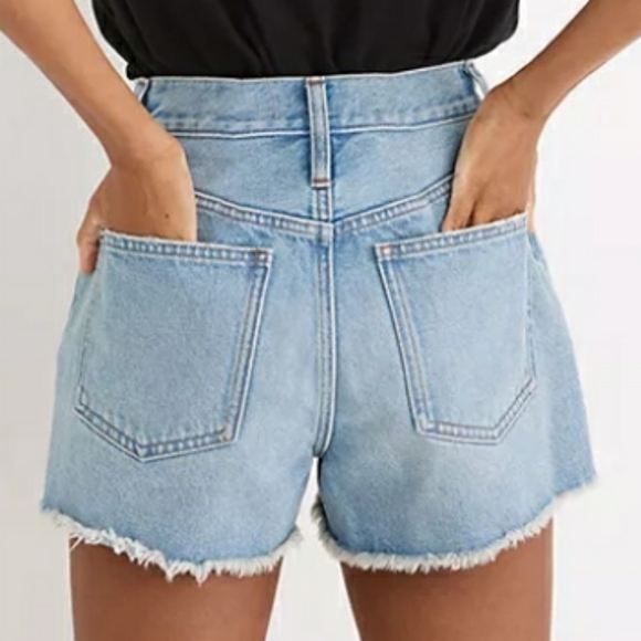 Madewell The Perfect Jean Shorts Size 27 High Rise Denim Cut Off - Picture 1 of 5